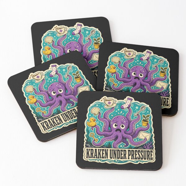 Item preview, Kraken Under Pressure designed and sold by Sonic Nova Studios.