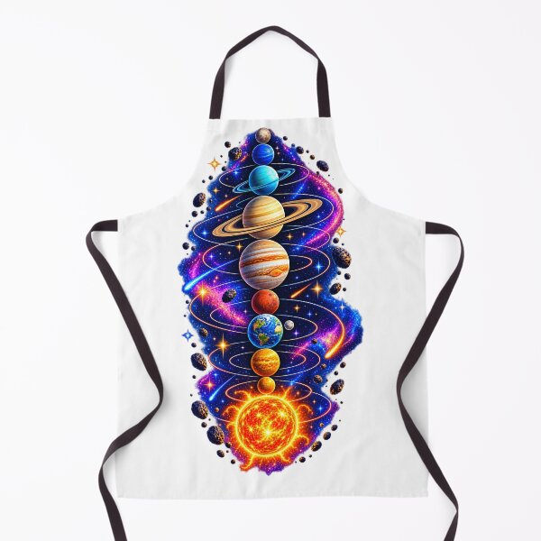 Item preview, Colorful Solar System Planet Alignment designed and sold by TinyWeird.