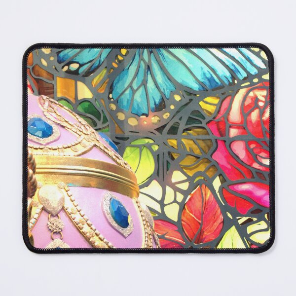 Item preview, Stained Glass Butterfly and Decorative Eggs at Bellagio Hotel: Cropped designed and sold by MangoSeeds2.