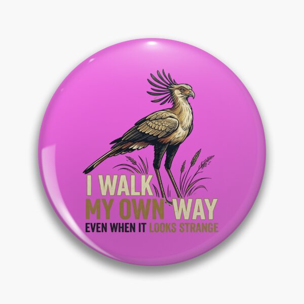 Item preview, Secretary Bird I Walk My Own Way Even When It Looks Strange designed and sold by Max Store.