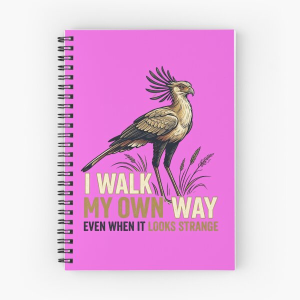 Item preview, Secretary Bird I Walk My Own Way Even When It Looks Strange designed and sold by Max Store.