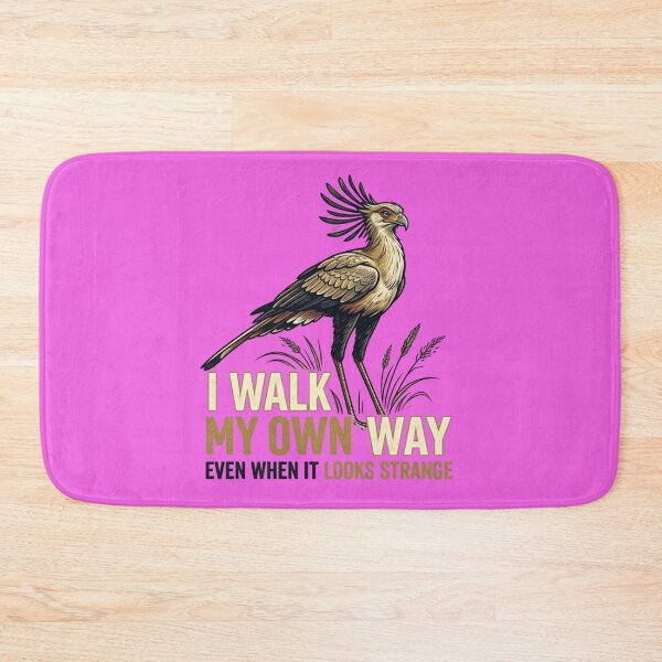 Item preview, Secretary Bird I Walk My Own Way Even When It Looks Strange designed and sold by Max Store.