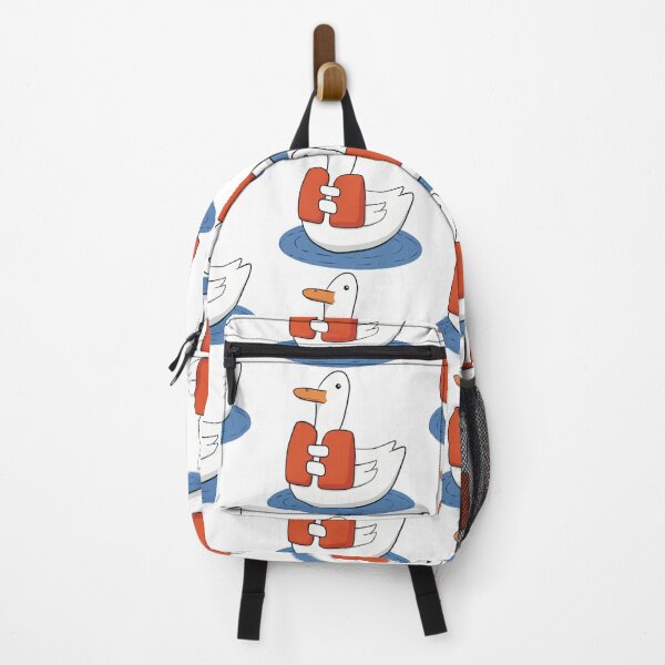 Item preview, Cute Duck wearing Life Jacket Safety First Digital Art designed and sold by The Soapiest Goat.