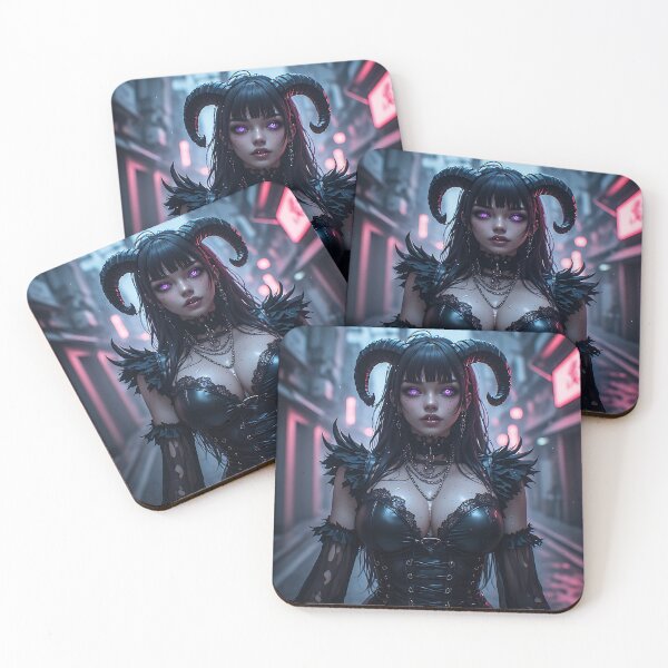 Item preview, Hot Goth Monster Girl Anime Woman Succubus Demon designed and sold by Your New Fixation.