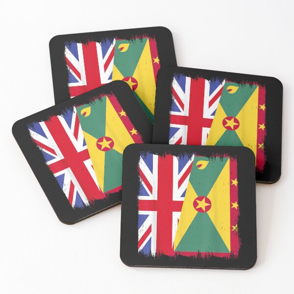 Item preview, Grenada UK Grenada Half Flag designed and sold by goombi-creative.