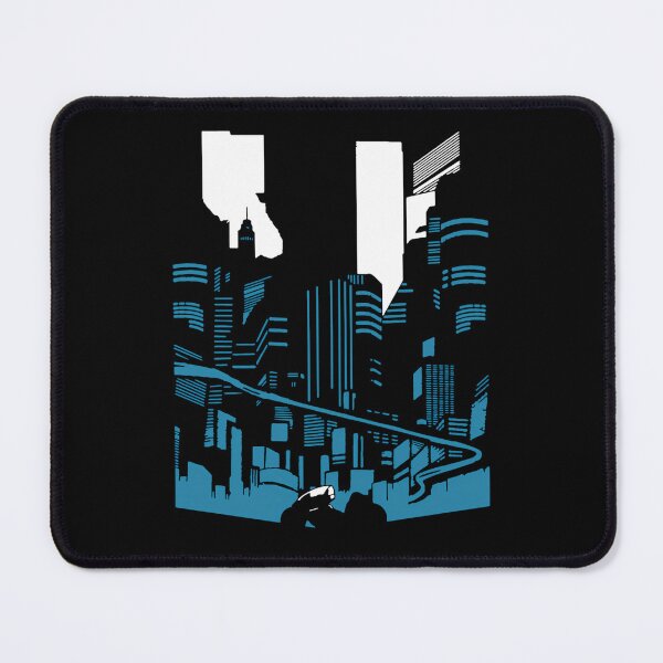 Item preview, Futuristic City Skyline Highway Night Urban designed and sold by Elena Roberts.