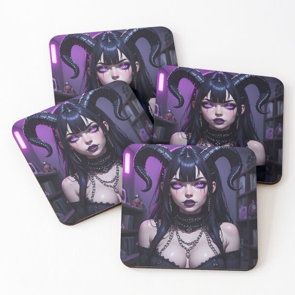 Item preview, Hot Goth Monster Girl Anime Woman Succubus Demon designed and sold by Your New Fixation.