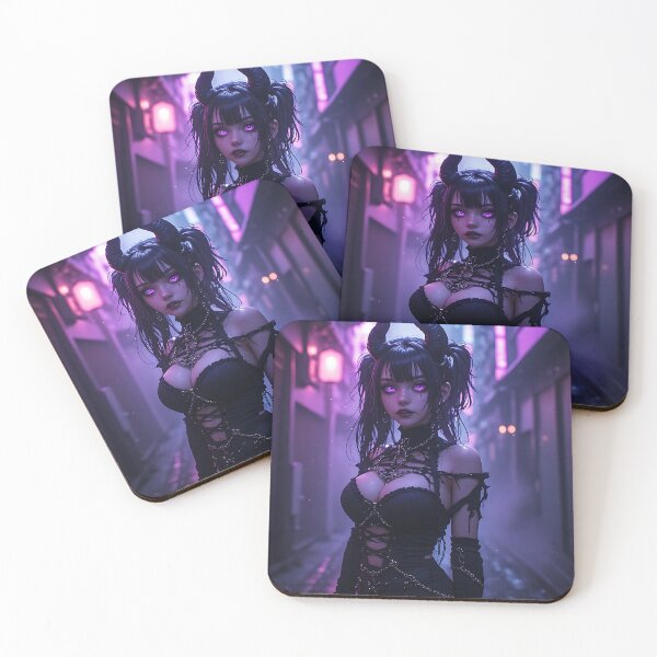 Item preview, Hot Goth Monster Girl Anime Woman Succubus Demon designed and sold by Your New Fixation.