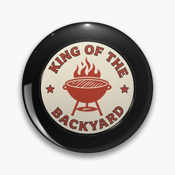 Item preview, King of the Backyard BBQ – Funny Grill Master designed and sold by LuloCreative.