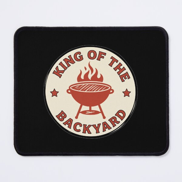 Item preview, King of the Backyard BBQ – Funny Grill Master designed and sold by LuloCreative.