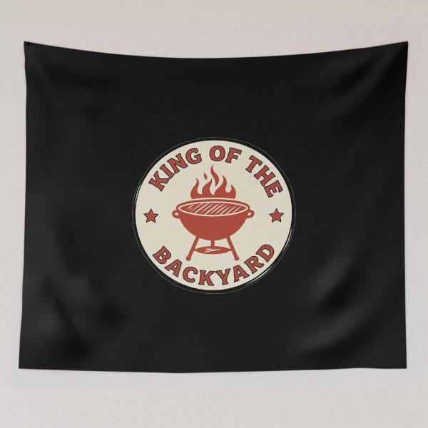 Item preview, King of the Backyard BBQ – Funny Grill Master designed and sold by LuloCreative.