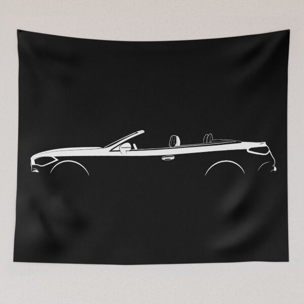 Item preview, CLE Cabriolet (A236) (White) designed and sold by Car Silhouettes.