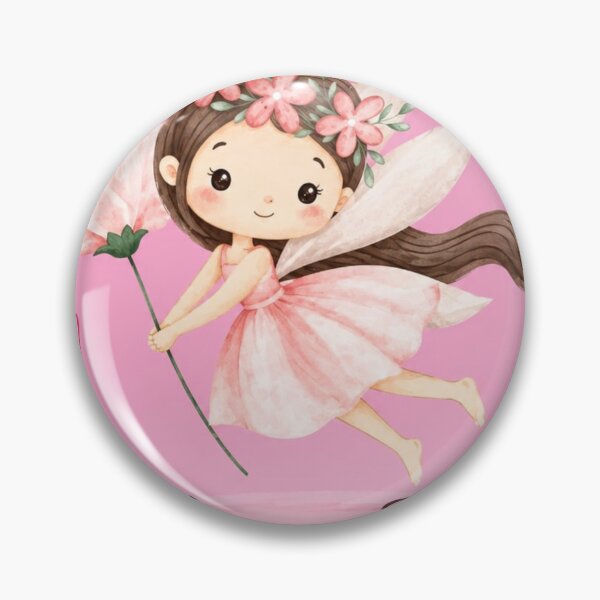 Item preview, Choose Joy Fairy – Whimsical Floral Inspirational Art designed and sold by itxelaraStudio.