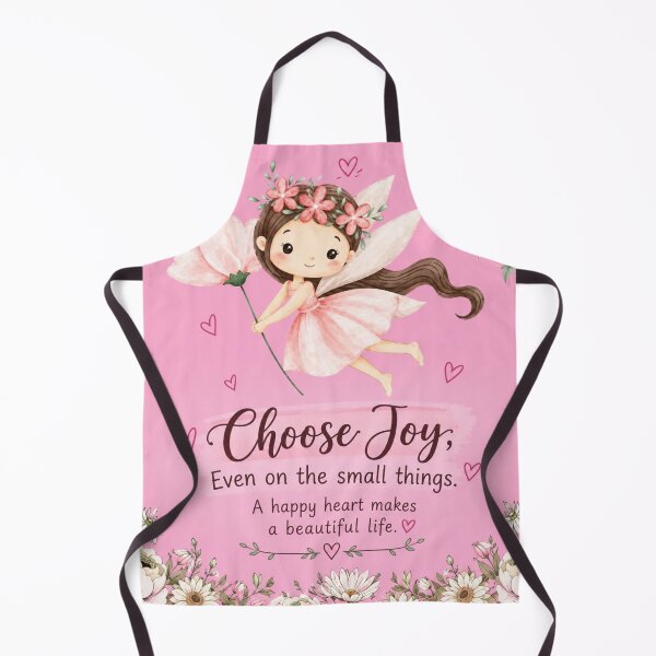 Item preview, Choose Joy Fairy – Whimsical Floral Inspirational Art designed and sold by itxelaraStudio.