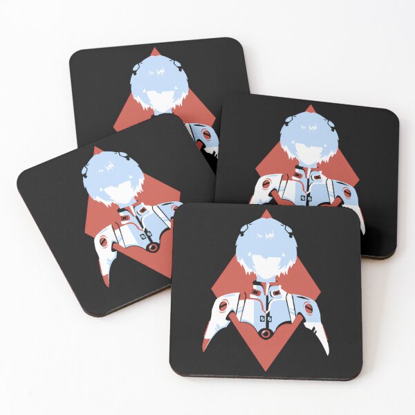 Item preview, Short Blue Hair Pilot Mecha Suit Red Diamond  designed and sold by Elena Roberts.