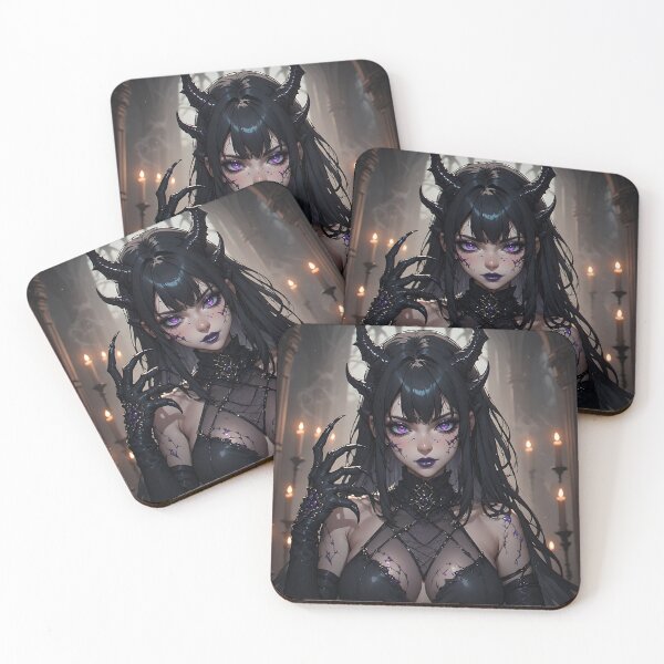 Item preview, Hot Goth Monster Girl Anime Woman Succubus Demon designed and sold by Your New Fixation.