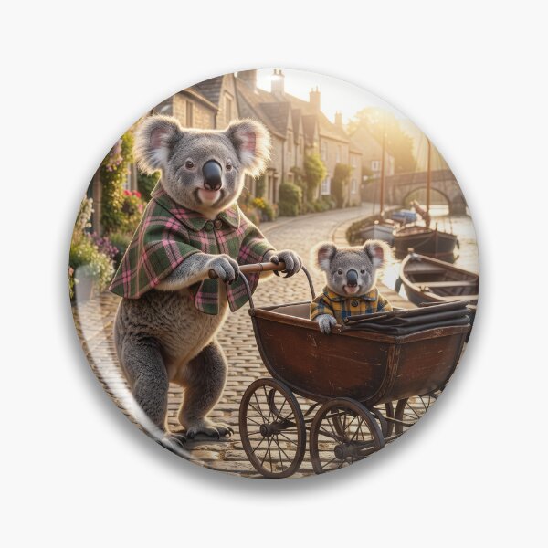 Item preview, Koala Mom Takes Junior for a Stroll designed and sold by Tridentulus.