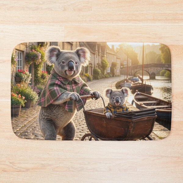 Item preview, Koala Mom Takes Junior for a Stroll designed and sold by Tridentulus.