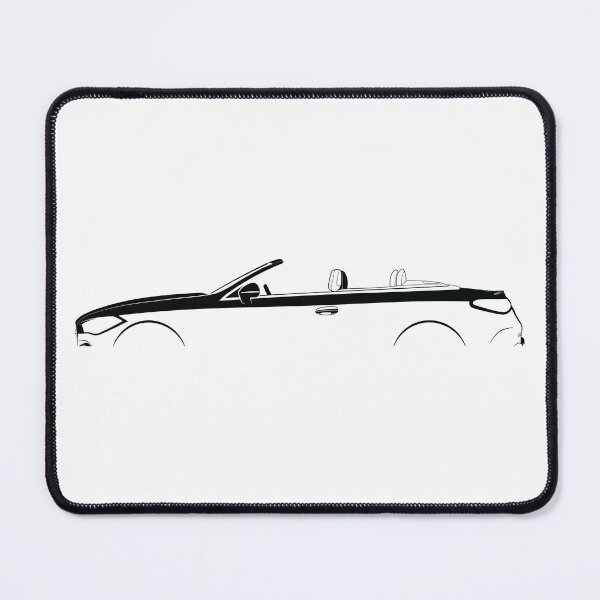 Item preview, CLE Cabriolet (A236) (Black) designed and sold by Car Silhouettes.