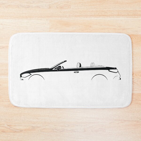 Item preview, CLE Cabriolet (A236) (Black) designed and sold by Car Silhouettes.