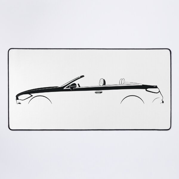 Item preview, CLE Cabriolet (A236) (Black) designed and sold by Car Silhouettes.