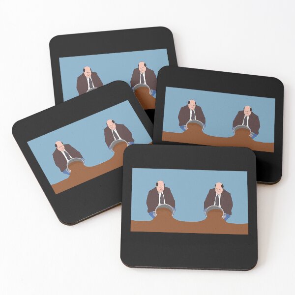 Item preview, Symmetrical Twin Illustration Of Man Spilling Brown Food On Floor designed and sold by KristoferMills.