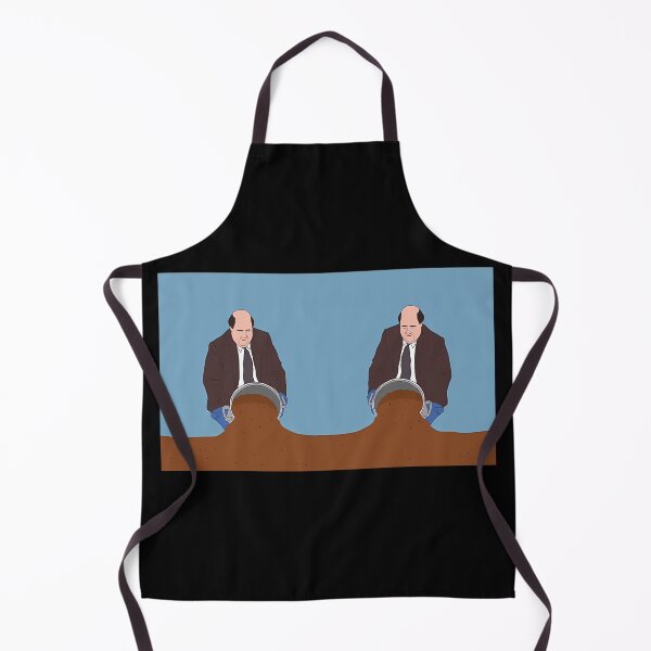 Item preview, Symmetrical Twin Illustration Of Man Spilling Brown Food On Floor designed and sold by KristoferMills.