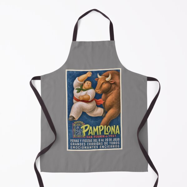 Item preview, Pamplona San Fermín 1961 – Vintage Bull Run Festival Art designed and sold by retrographics.