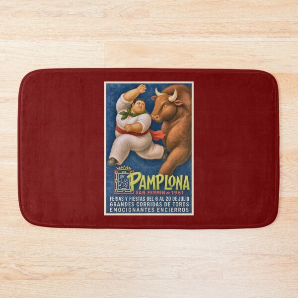 Item preview, Pamplona San Fermín 1961 – Vintage Bull Run Festival Art designed and sold by retrographics.
