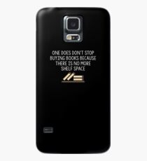 Funny Reading Lover Shirt One Does Not Stop Buying Books Case/Skin for Samsung Galaxy
