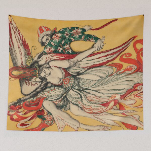 Item preview, Firebird - costume design by Leon Bakst - Firebird Ballet Costume Art Nouveau Leon Bakst Wall Art for Ballet and Art Lovers designed and sold by RickE.
