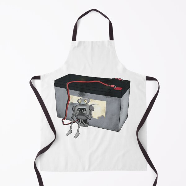 Item preview, Robot Recharging on Battery Looking at Phone designed and sold by The Soapiest Goat.