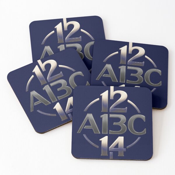 Item preview, Neon 12 ABC 14 Futuristic Typography – Colorful Retro Tech Design designed and sold by FatmaAhmed90.