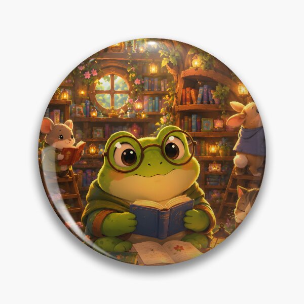 Item preview, Enchanted Frog Library Adventure designed and sold by Herodestroyer.
