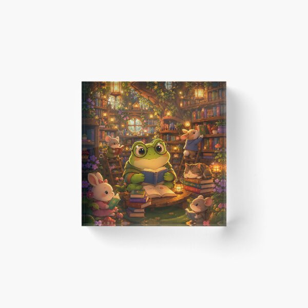 Item preview, Enchanted Frog Library Adventure designed and sold by Herodestroyer.