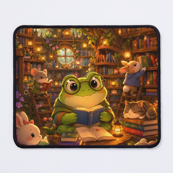 Item preview, Enchanted Frog Library Adventure designed and sold by Herodestroyer.