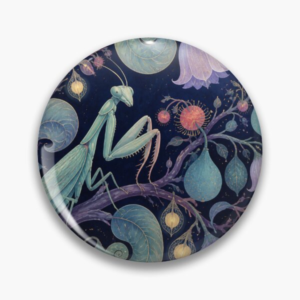 Item preview, Celadon Mantis Moon Orchard designed and sold by aihrgdesign.