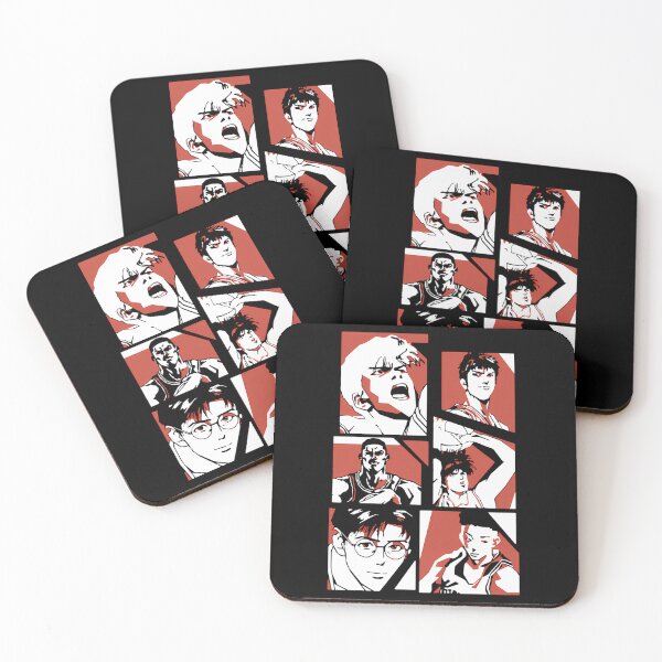 Item preview, Basketball Team Players Portraits Red White Collage designed and sold by Daddy0123.
