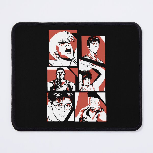 Item preview, Basketball Team Players Portraits Red White Collage designed and sold by Daddy0123.