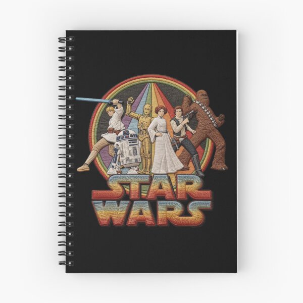 Item preview, Classic Star Wars characters retro rainbow poster designed and sold by Raulovski.
