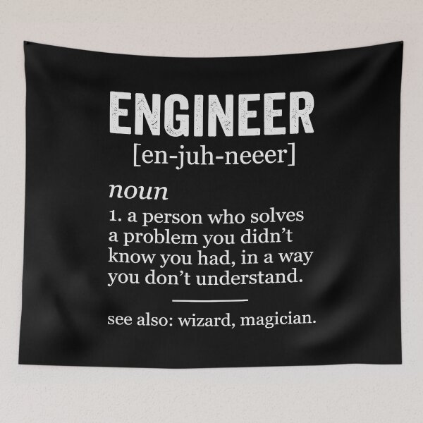 Item preview, Engineer Definition Funny Engineering designed and sold by Doodleoub.