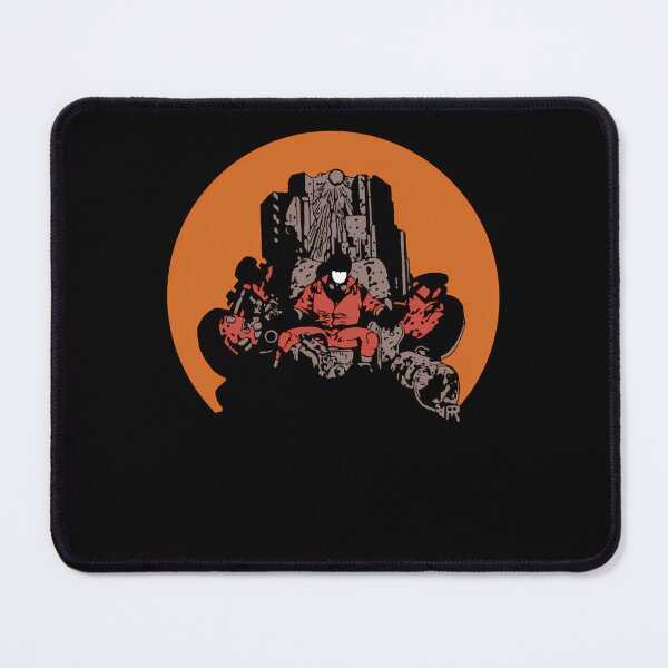 Item preview, Biker Leader Sitting On Throne City Ruins Orange Sun designed and sold by Daddy0123.