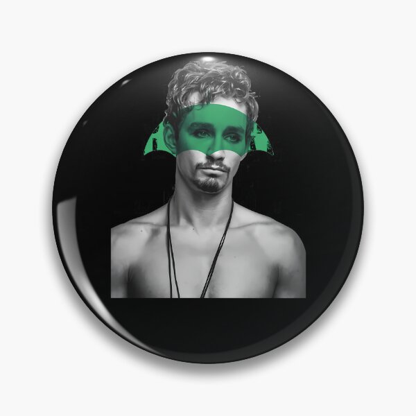 Item preview, Shirtless Man Green Umbrella  designed and sold by TedMurray.