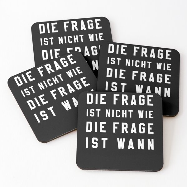 Artikelvorschau, Deutscher Zitattext Schwarzweiß entworfen und verkauft von LuciusBahring.