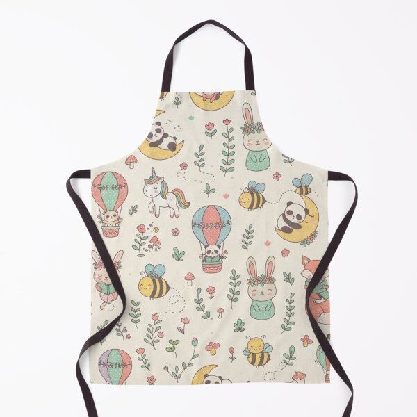 Item preview, Cute Animals in Hot Air Balloons Seamless Pattern designed and sold by ArtivoNest.