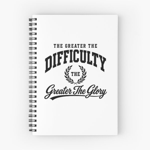 Item preview, Rise Through Difficulty designed and sold by Quote Gallery.