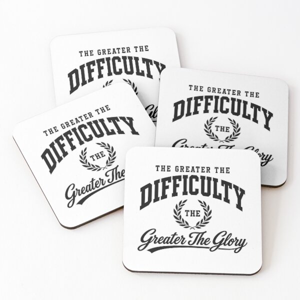 Item preview, Rise Through Difficulty designed and sold by Quote Gallery.