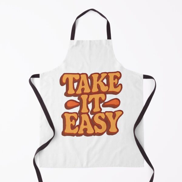 Item preview, Take It Easy Typography Quote designed and sold by Uniquely Worlds.