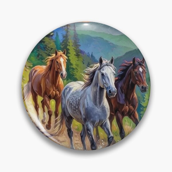 Item preview, Horses In Nature designed and sold by INKRebelGraphic.