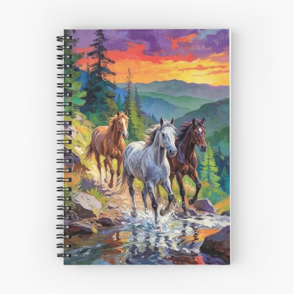 Item preview, Horses In Nature designed and sold by INKRebelGraphic.